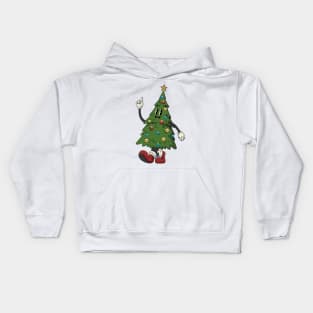 Joyful Christmas Tree Kids Hoodie